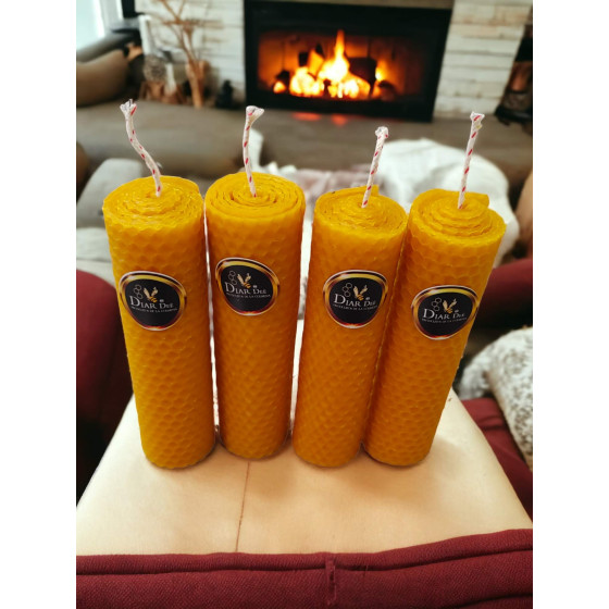 30 Velas de cera de abeja...